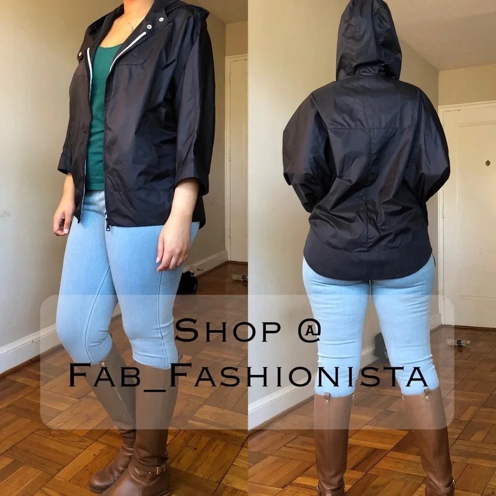 Zara poncho style Rain jacket